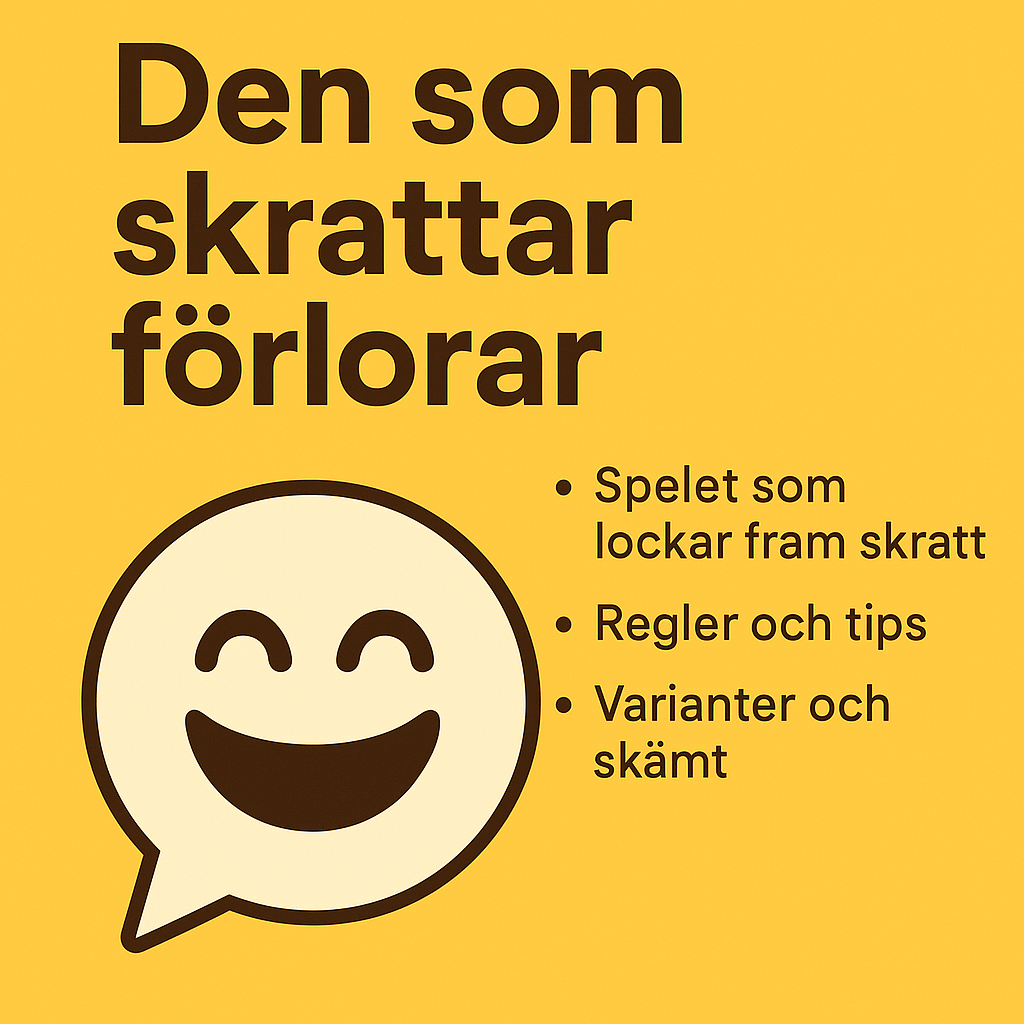 Den som skrattar förlorar – spelet som lockar fram skrattsalvor